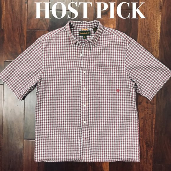 Timberland Other - Timberland Short Sleeve Plaid Button Down Shirt